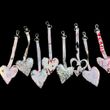 Svitashka heart reflective keychain in assortment