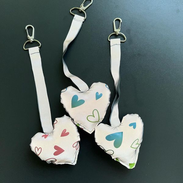 Svitashka heart reflective keychain in assortment