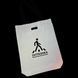Reflective Svitashka shopper bag black handles Reflective bag with logo