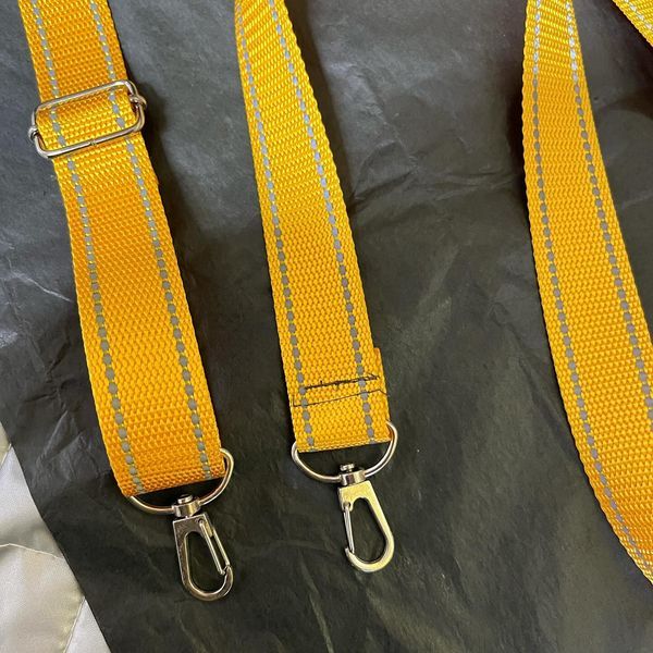 Long strap for Svitashka bag reflective 150 cm yellow