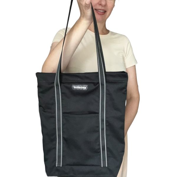 Svitashka shopping bag with reflective handles (twill)