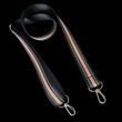 Long strap for Svitashka bag, reflective, 150 cm. Black-brown.