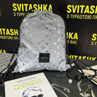 Светоотражающий рюкзак SviPashka со светоотражающим шнуром ЛВ 104 фото
