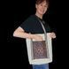 Svitashka shopper bag with leopard pockets and reflective handles