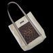 Svitashka shopper bag with leopard pockets and reflective handles