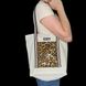 Svitashka shopper bag with leopard pockets and reflective handles