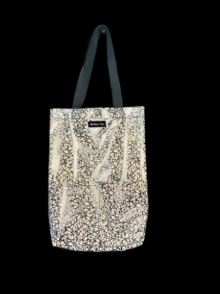 Світловідбиваюча сумка шоппер Світашка Павутинка з кишенями на магнітній кнопці 155 фото