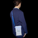 Svitashka reflective phone case bag &mdash; compact, stylish. Blue letters. Additional pocket