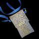 Svitashka reflective phone case bag &mdash; compact, stylish. Blue letters. Additional pocket