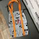 Світловідбиваюча сумка шоппер Світашка цукерочка з кишенями Міккі помаранчеві ручки 209 фото 4