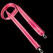 Long reflective bag strap Svitashka 150 cm. Red