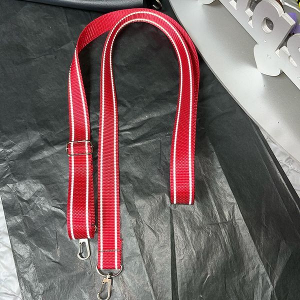 Long reflective bag strap Svitashka 150 cm. Red