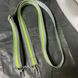 Long bag strap reflective Svitashka 150 cm. Gray-green 25mm