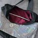 Women's bag Svitashka Hobo Reflective pockets. Over the shoulder. Black