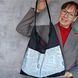 Women's bag Svitashka Hobo Reflective pockets. Over the shoulder. Black