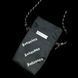 Svitashka phone case bag, black &mdash; luminescent print, reflective cord