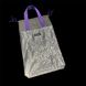 Reflective shopper Svitashka Purple handles on the cobweb ties