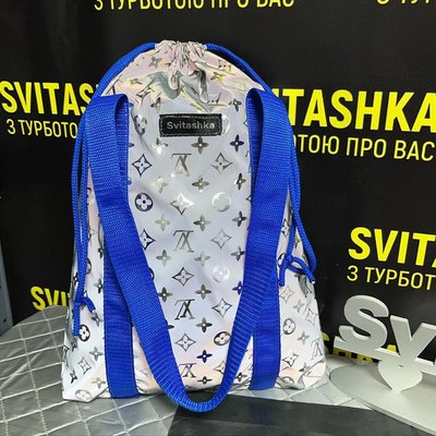 Светоотражающая сумка конфетка Svitashka ЛВ Синие ручки 216 фото