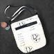 Svitashka Reflective Crossbody Bag Black Letters Svitashka with Long Strap