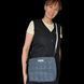 Стеганая компактная сумка кросс-боди Svitashka черная &mdash; светоотражающая, водонепроницаемая, женская, украинский бренд 585 фото 3
