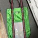 Сумка шопер Світашка із  світловідбиваючими кишенями кишенями зеленого кольору 286 фото 5