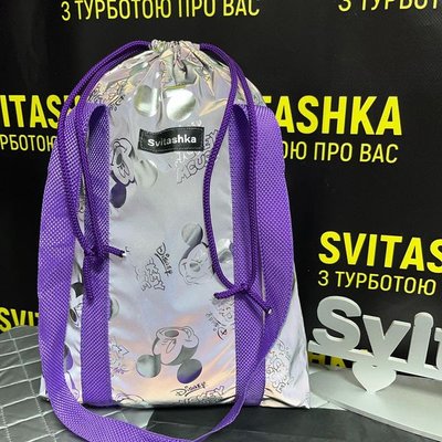Светоотражающая сумка Svitashka Микки фиолетовые ручки 218 фото