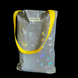 Reflective shopper bag Svitashka Butterfly on the button yellow handles