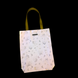 Reflective shopper bag Svitashka Butterfly on the button yellow handles