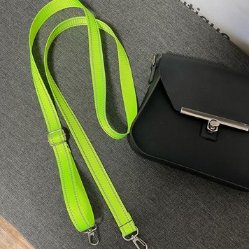 Long bag strap reflective 150 cm light green