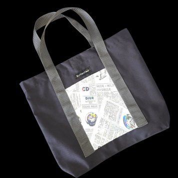 Svitashka twill shopper bag | Reflective pockets | Magnetic closure | Short handles