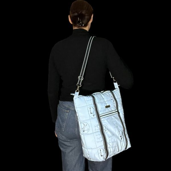 Bag quilted, soft, reflective Svitashka size L