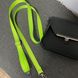 Long bag strap reflective Svitashka 150 cm light green 20mm