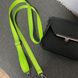 Long bag strap reflective Svitashka 150 cm light green 20mm