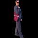 Svitashka shopper bag made of cherry gabardine with reflective tape | reusable bag | Made in Ukraine