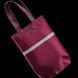 Svitashka shopper bag made of cherry gabardine with reflective tape | reusable bag | Made in Ukraine