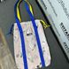 Світловідбиваюча сумка шоппер Світашка Міккі жовто-сині ручки 220 фото 4