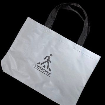Svitashka Reflective Shopper Bag Pedestrian Logo - Gray Shopper, Stylish and Safe