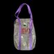 Светоотражающая сумка конфетка Svitashka тикток фиолетовые ручки с карманами 341 фото 3