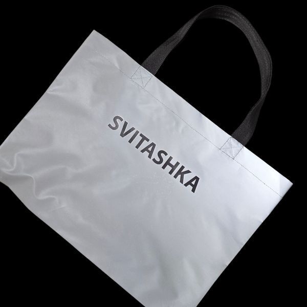 Svitashka Reflective Shopper Bag Logo - Gray Shopper, Stylish and Safe