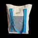 Svitashka cotton shopper bag | Reflective pockets | Magnetic closure Blue handles