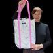 Reflective Svitashka Shopper With Drawstrings Unicorn Pink Handles