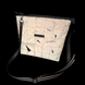 Quilted compact cross-body bag Svitashka Print Abstraction - reflective, feminine, with luminescent tag