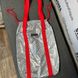 Світловідбиваюча сумка шопер Світашка Павутинка на шнурку Червоні ручки 260 фото 4