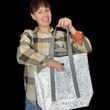 Svitashka Shopper "Spider" in large size XL Gray handles
