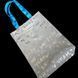 Svitashka Baby reflective shopper bag with button, blue handles
