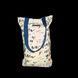Svitashka Baby reflective shopper bag with button, blue handles