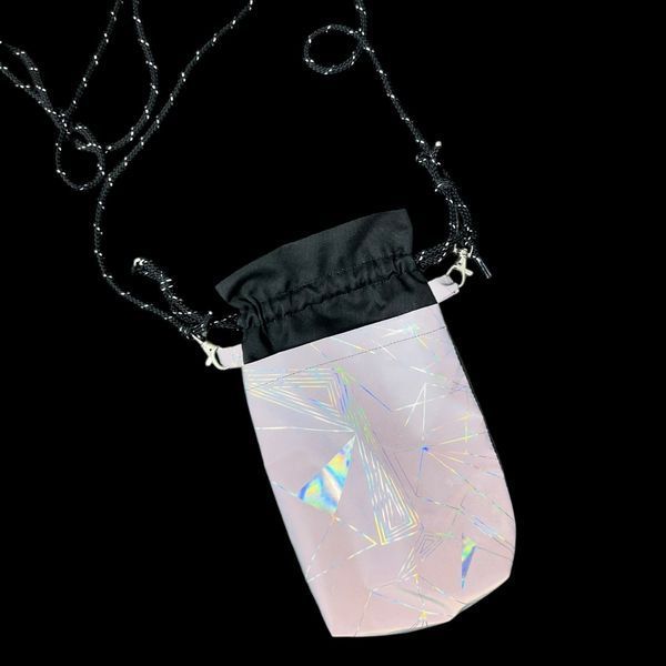 Сумочка чохол для телелефону із світловідбиваючою кишенею Svitashka Абстракція 397 фото