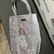 Светоотражающая сумка шоппер Svitashka ЛВ розовый на замке змейке 251 фото 4
