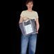 Svitashka Shopper Bag "Graphite" Twill. Reflective pockets. Double handles
