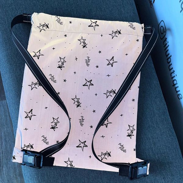 Світловідбиваючий наплічник рюкзак Світашка Чорні Зорі з кишенями 254 фото